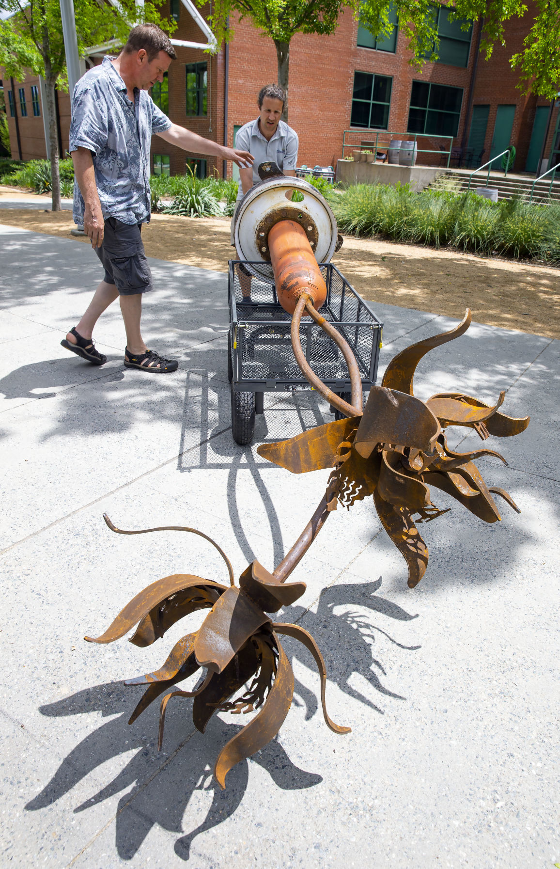 LeBauer Park outdoor sculptures